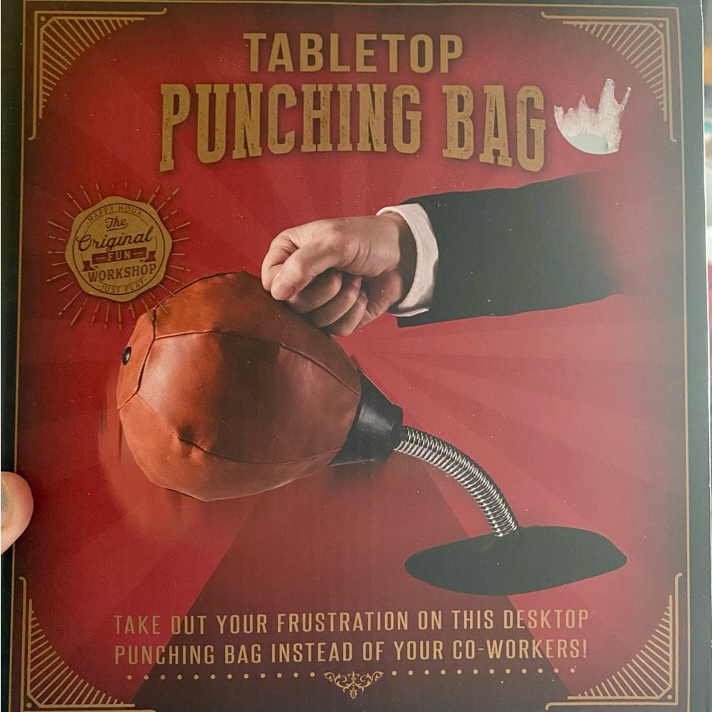 Tabletop Punching Bag - new in box.